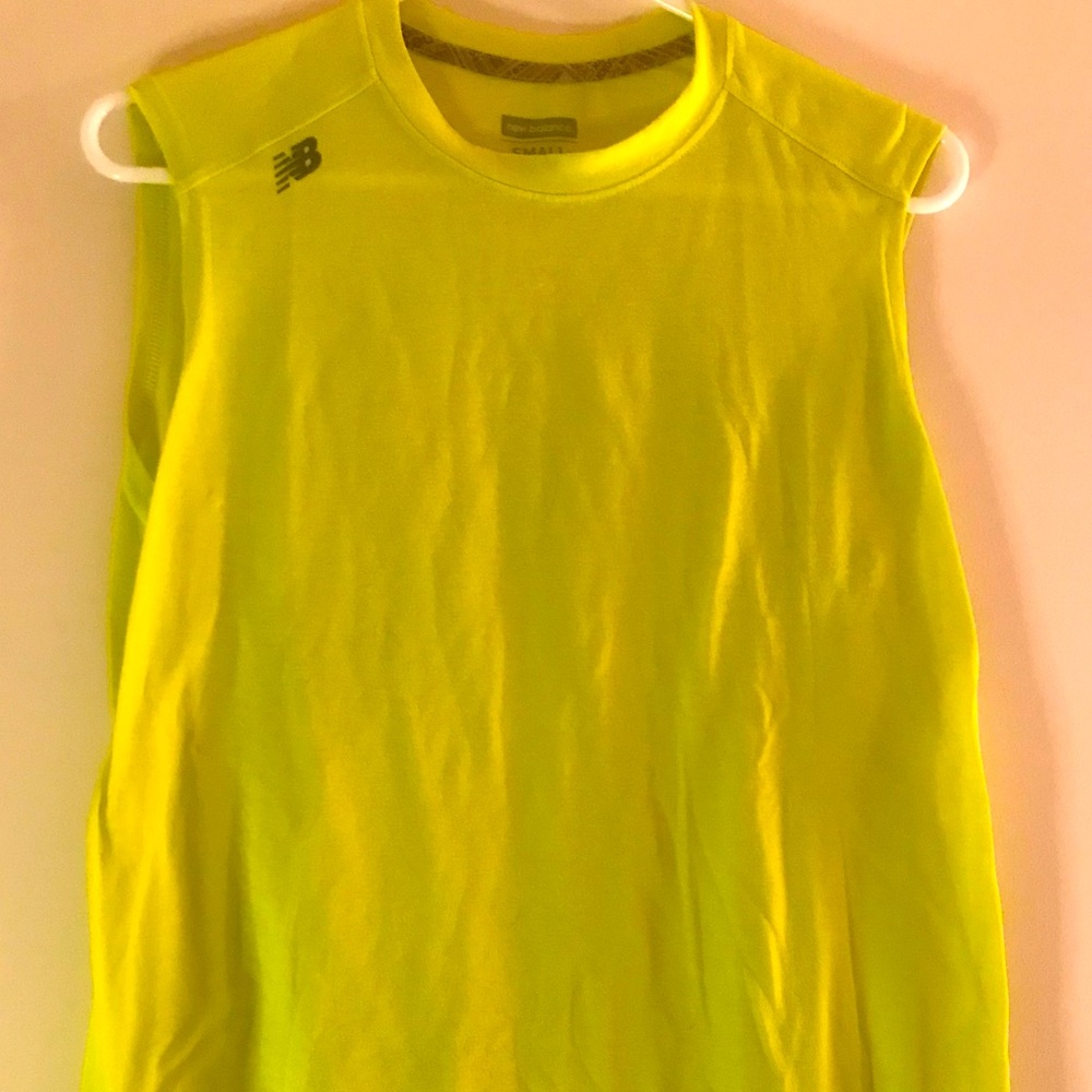 New balance Men’s small lime green tank top